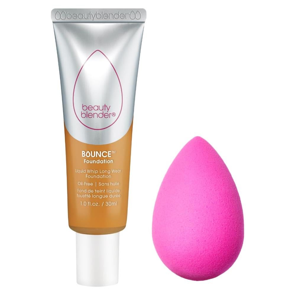 Base Líquida Beautyblender Bounce 3.75 W Tan Amber + Esponja Rosa