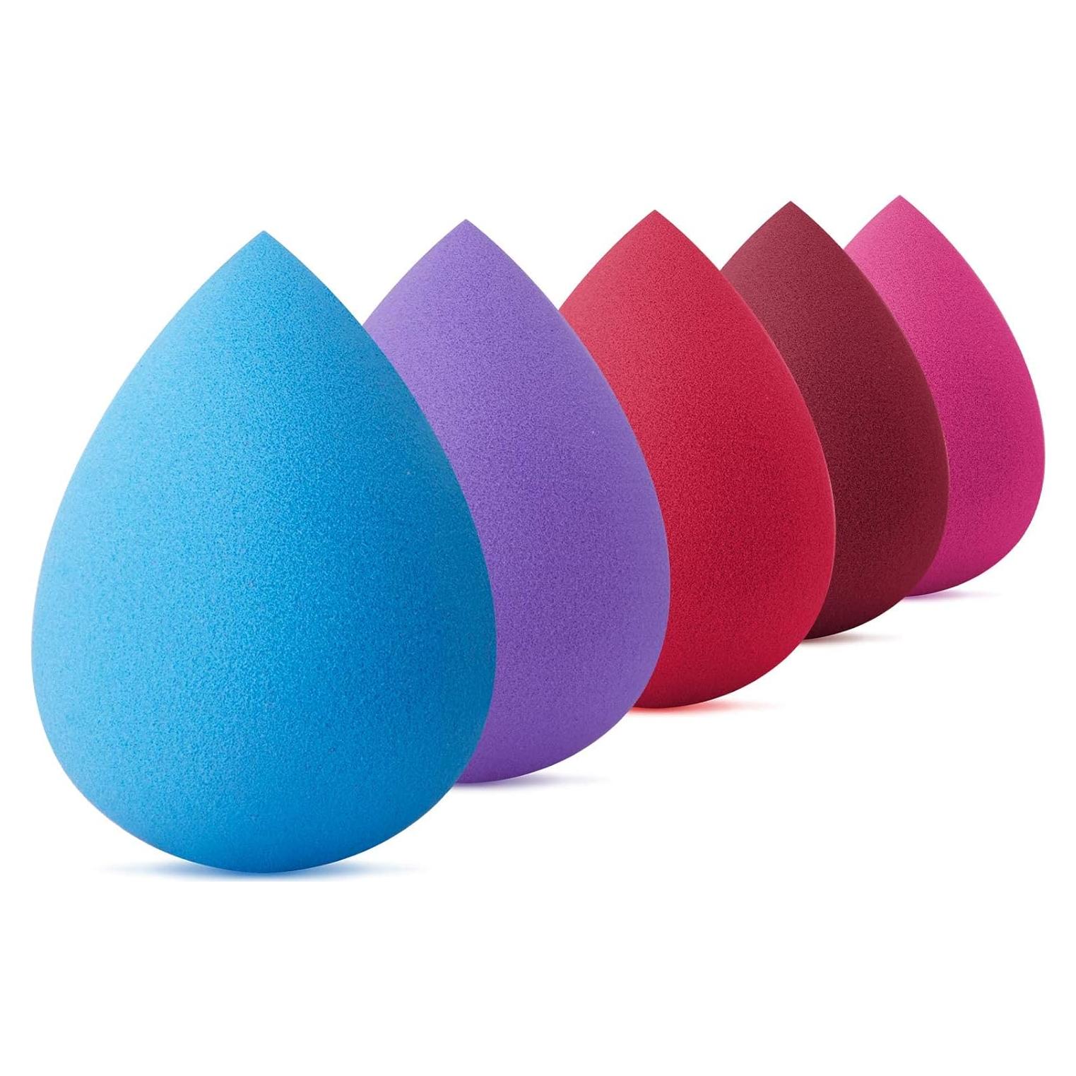5 Esponjas de Maquillaje YUESHENNAN para Base Líquida y Polvo