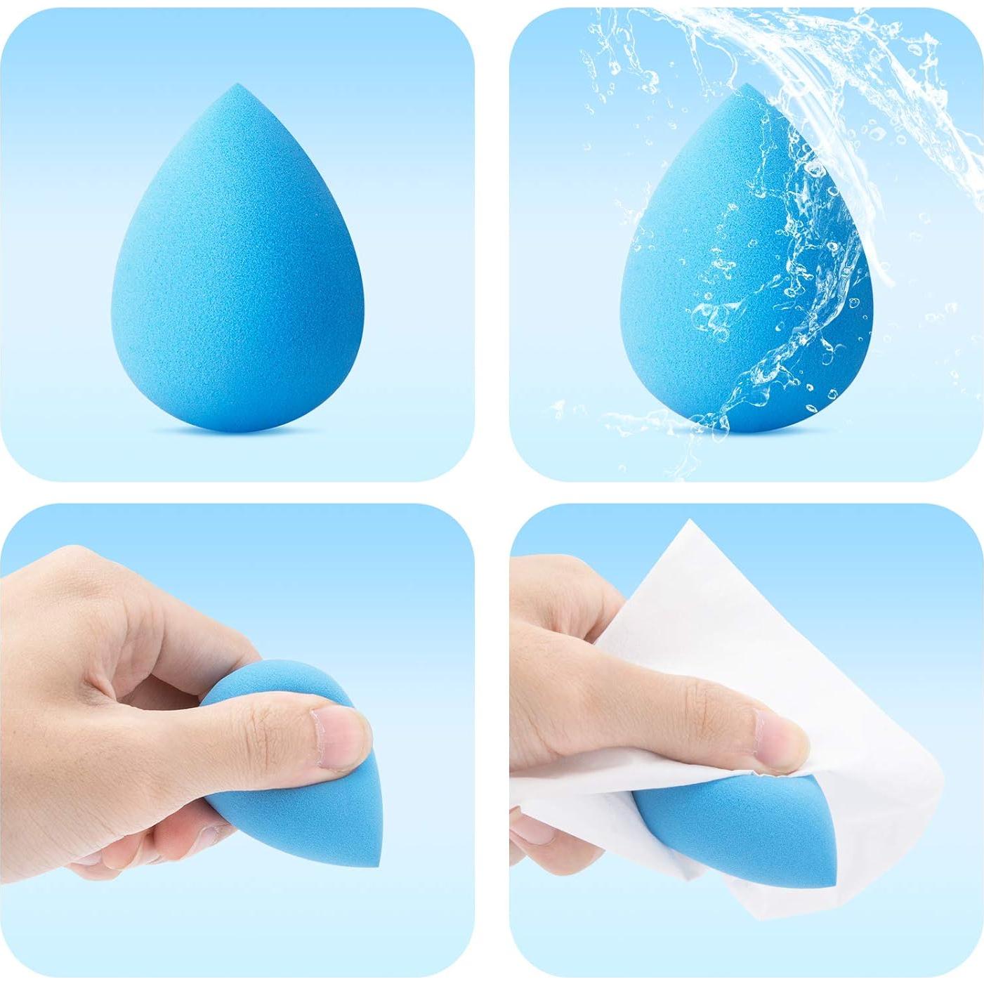 5 Esponjas de Maquillaje YUESHENNAN para Base Líquida y Polvo