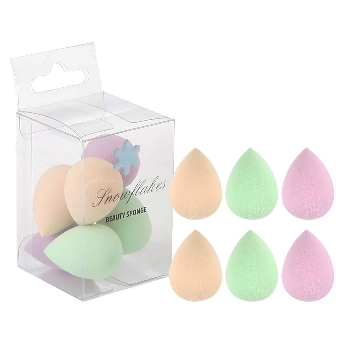 Set de Esponjas de Maquillaje Mini QZBM 6 Pcs Libre de Látex