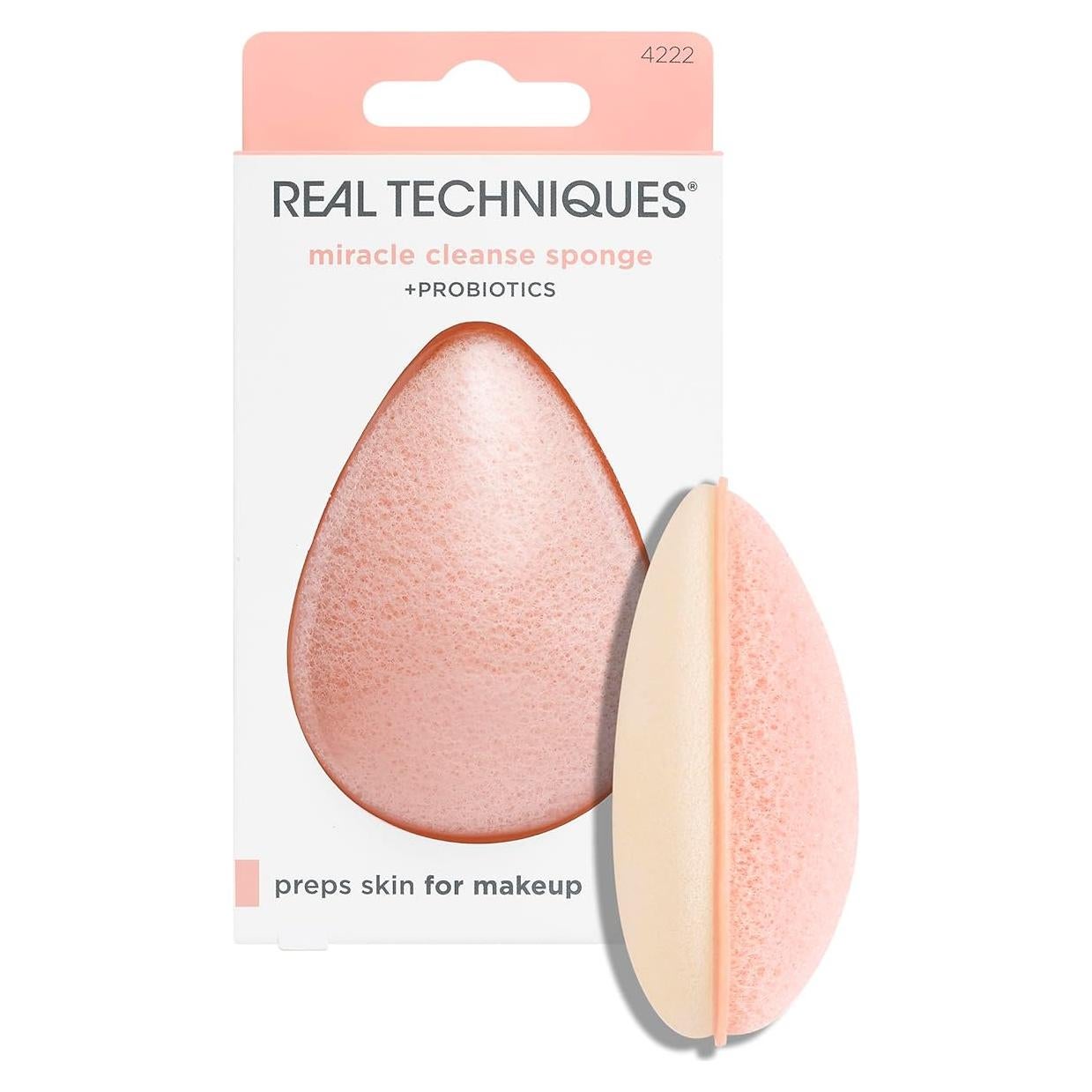 Esponja de Limpieza Facial Real Techniques con Probioticos 1 Cuenta