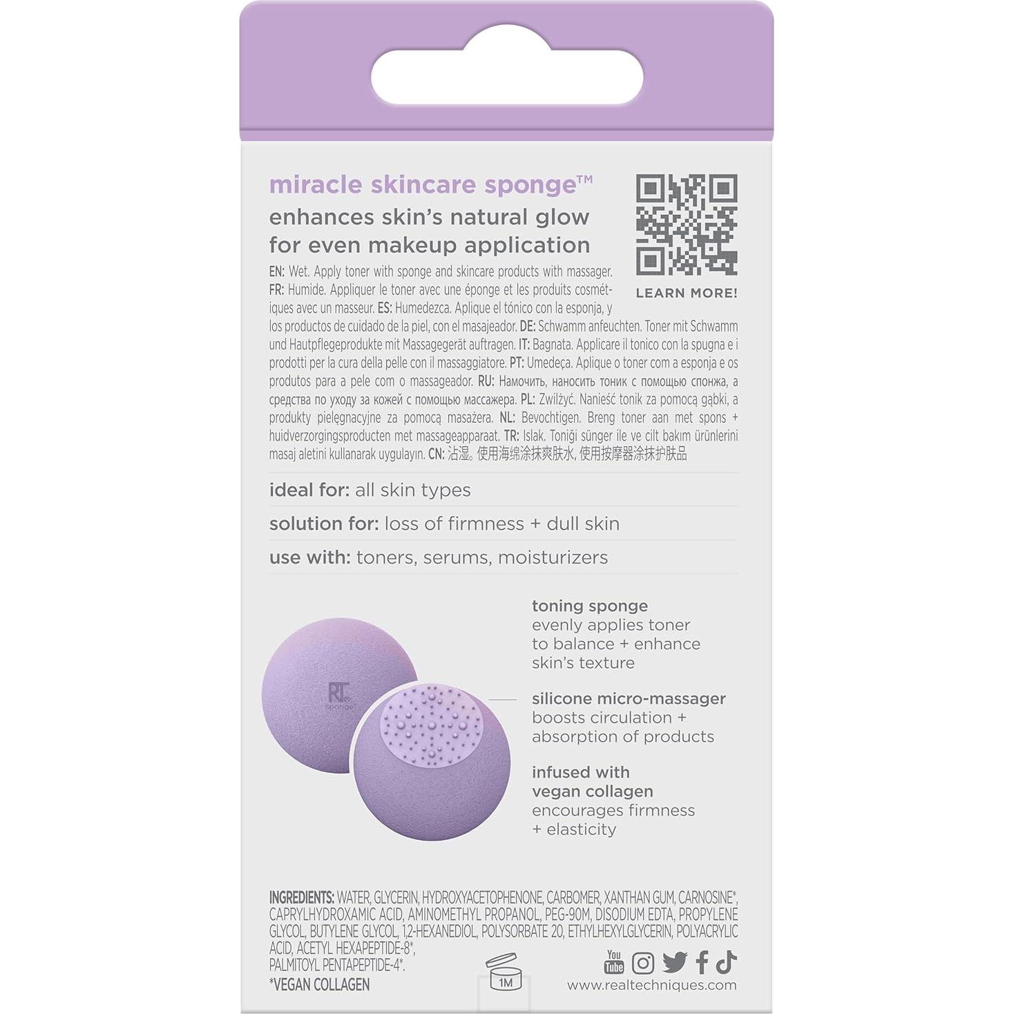 Esponja de Cuidado de la Piel Real Techniques Miracle 1 Cuenta