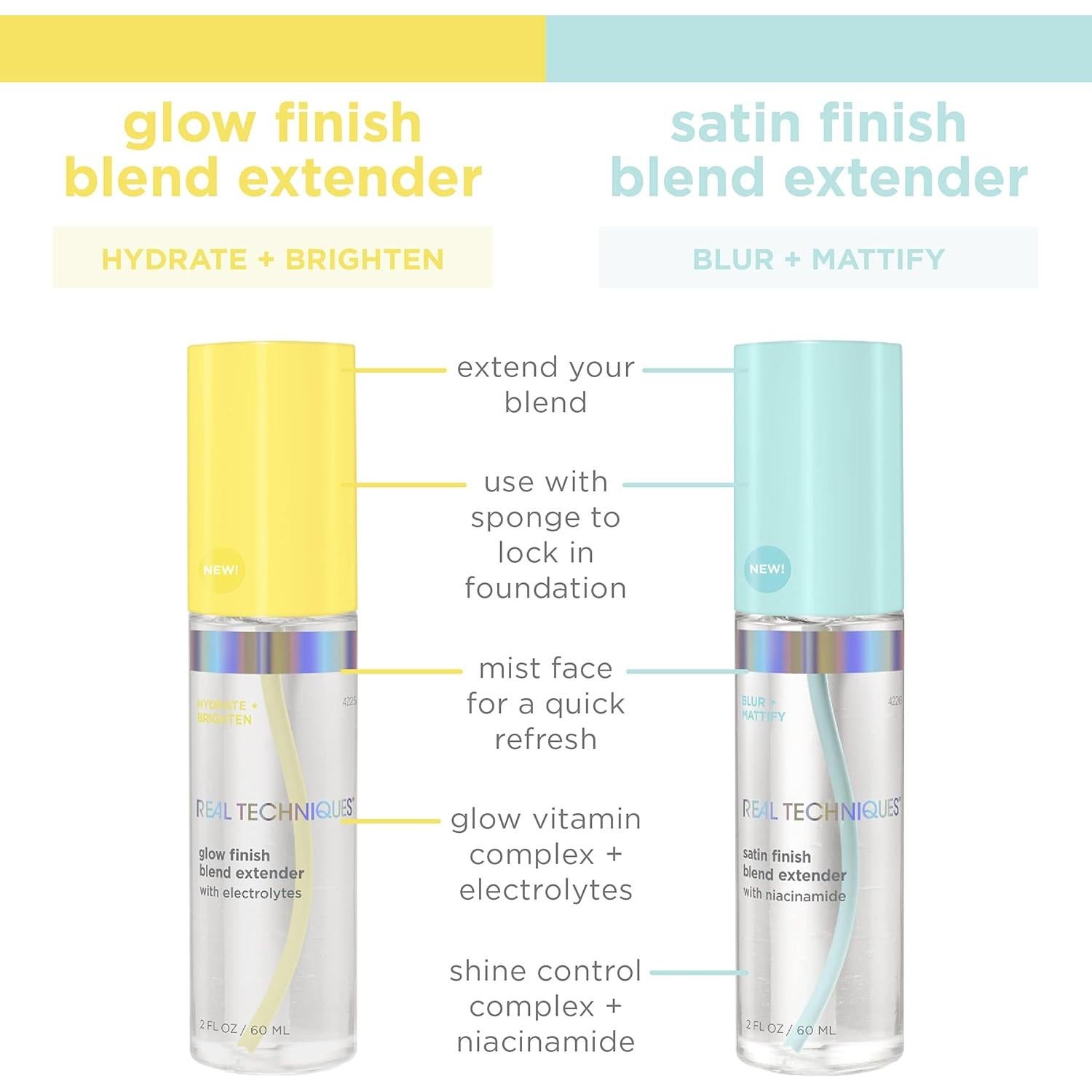 Spray Fijador de Maquillaje Real Techniques 59 ml Hidratante