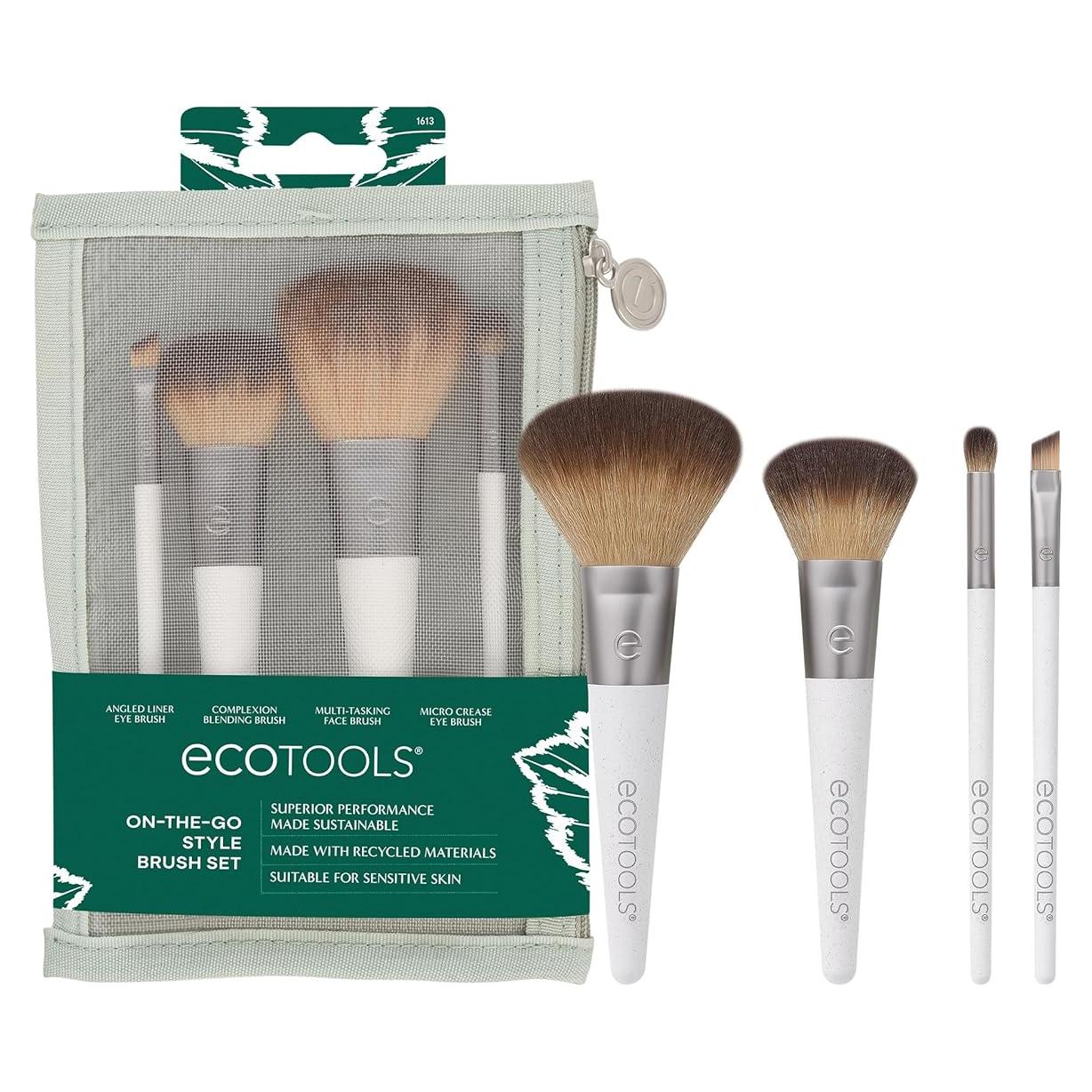 Set de Brochas de Maquillaje EcoTools On-The-Go 5 Piezas