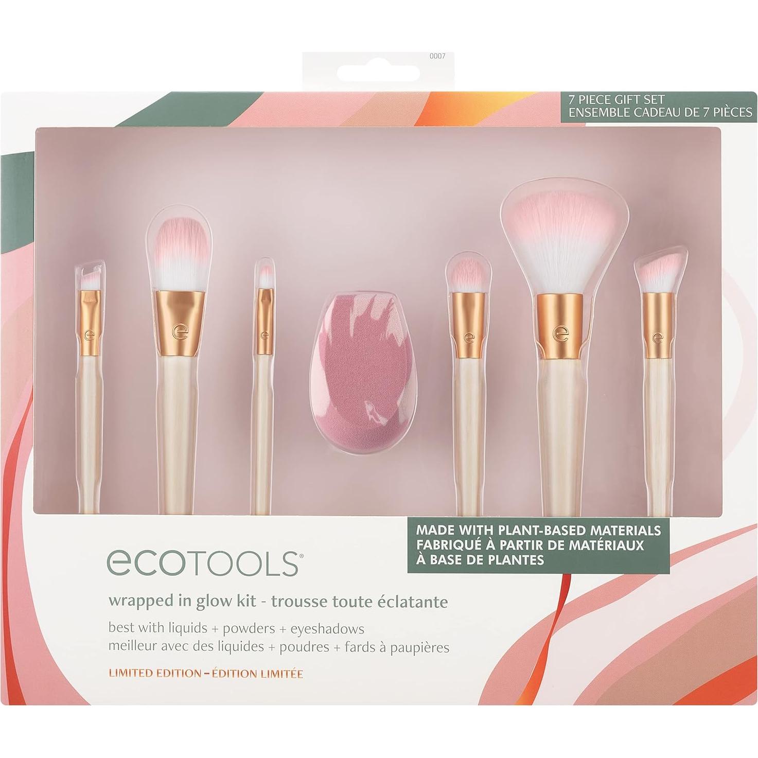 Kit de Brochas y Esponjas de Maquillaje EcoTools 7 Piezas