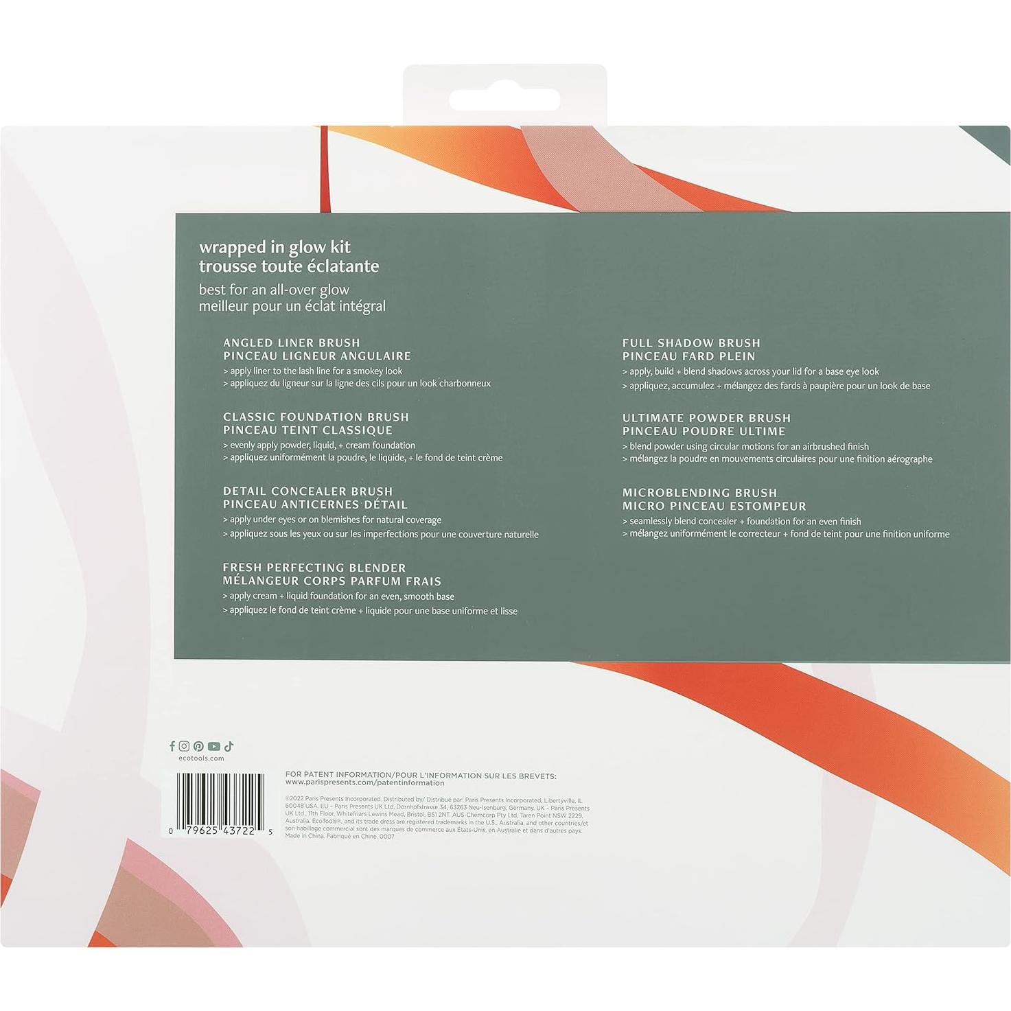 Kit de Brochas y Esponjas de Maquillaje EcoTools 7 Piezas