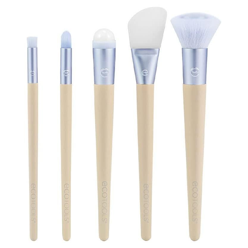 Kit de Brochas EcoTools Hydro-Glow para Cuidado de Piel - 5 Piezas