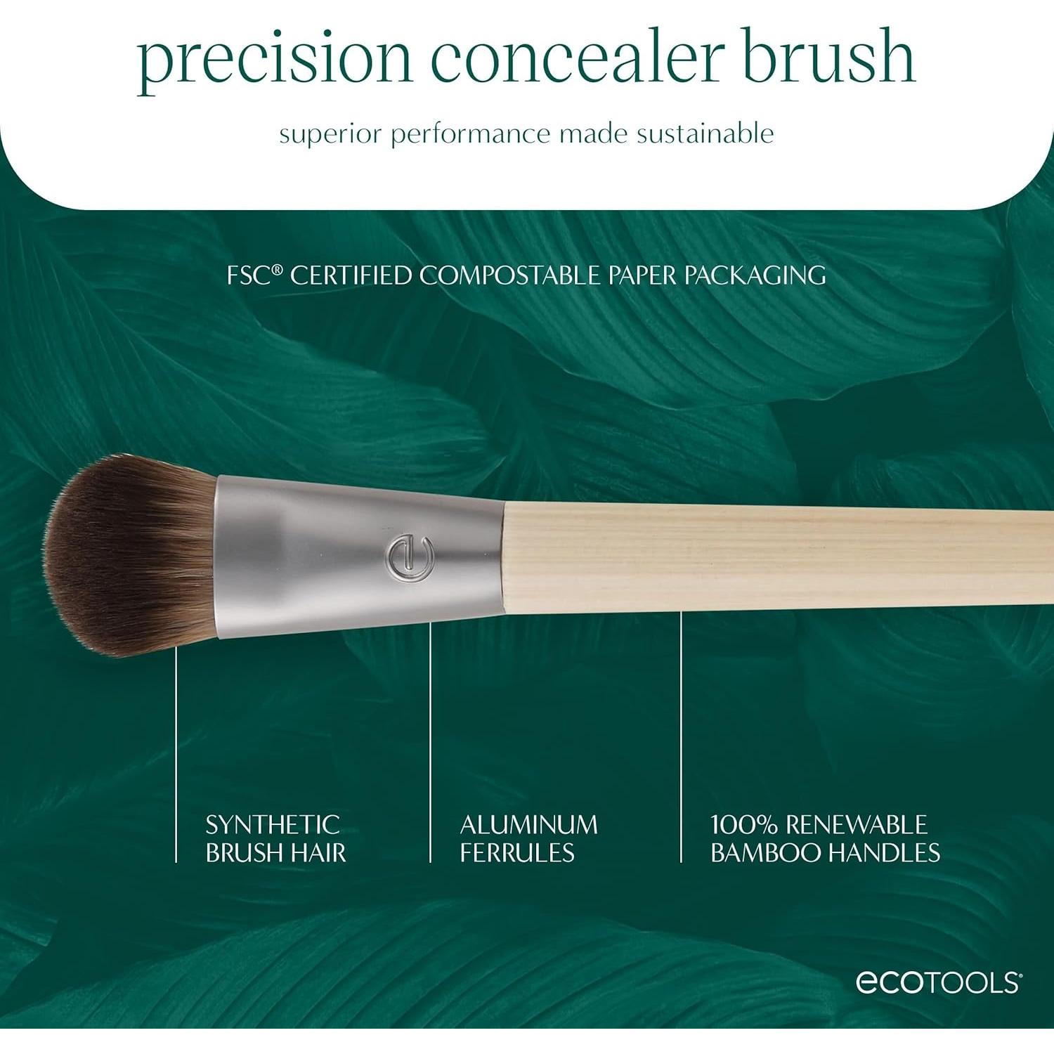 Brocha de Maquillaje EcoTools para Corrector de Precisión 21.5cm