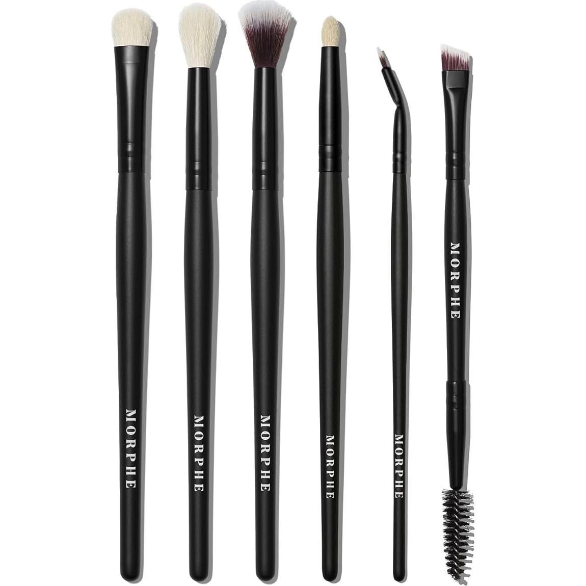 Set de 6 Pinceles de Maquillaje Morphe - Cerdas Sintéticas y Estuche