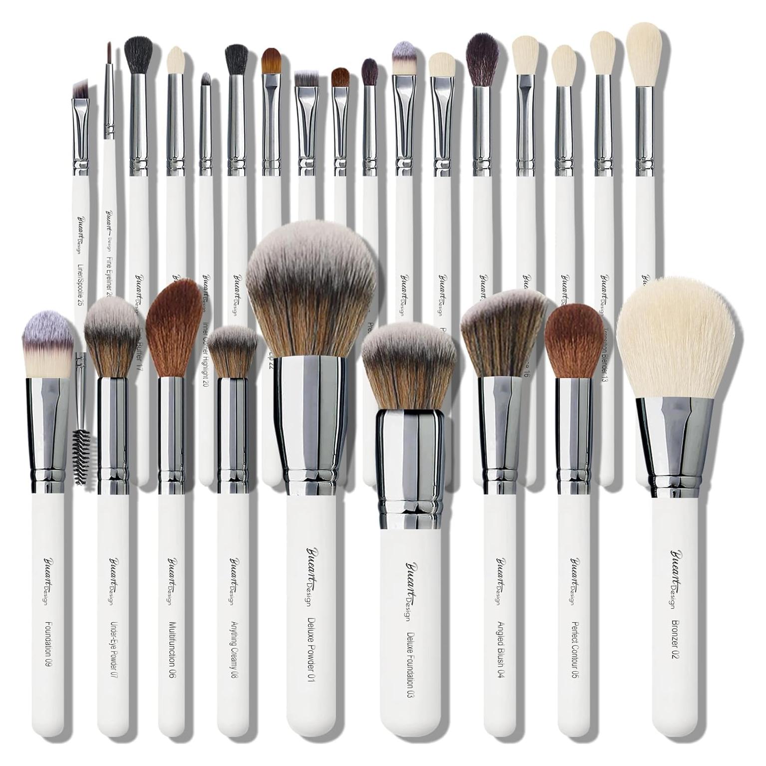 Juego de Brochas de Maquillaje Profesional Bueart 26 Piezas