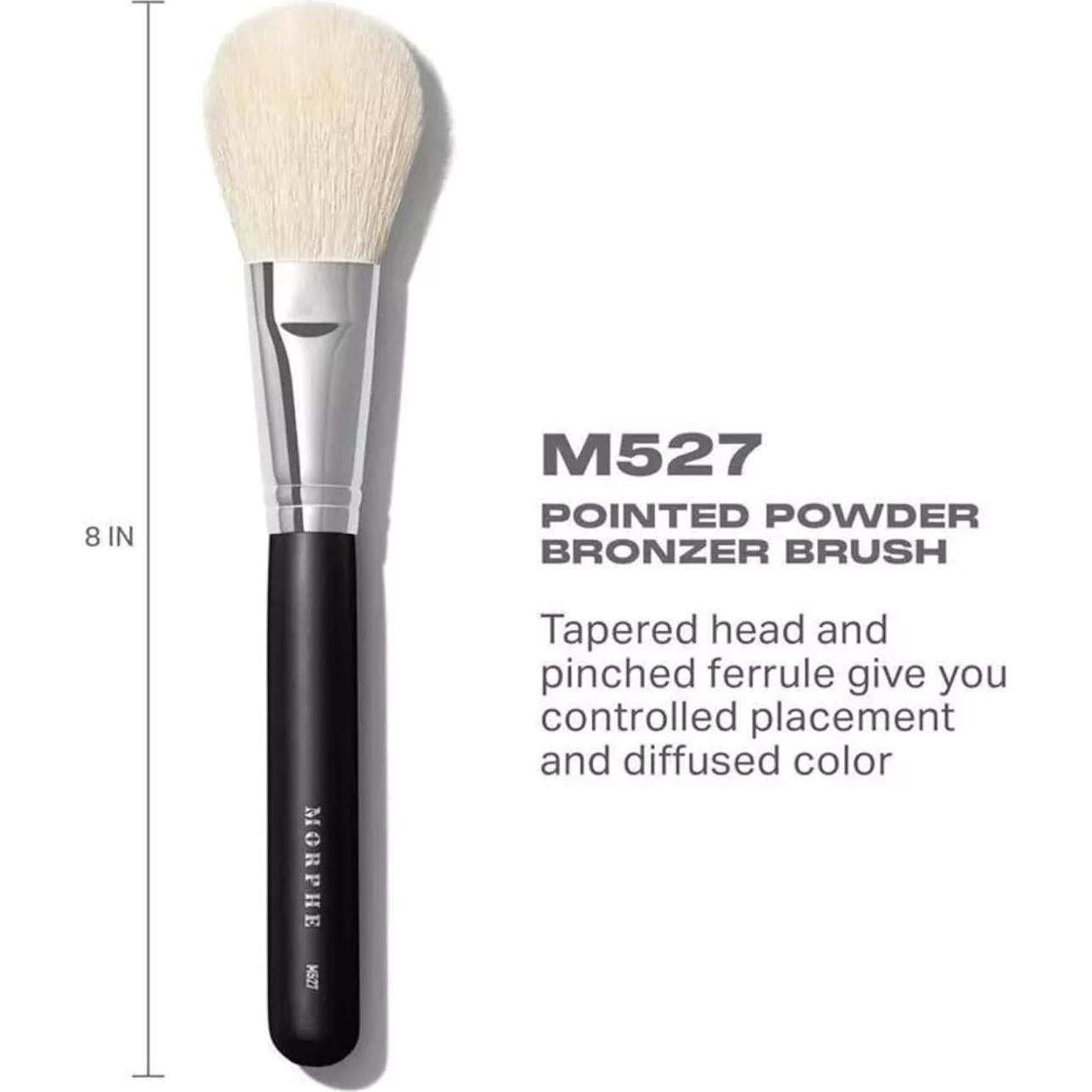 Brocha de Polvo Morphe M527 - Punta Delgada 20.32cm - Vegana