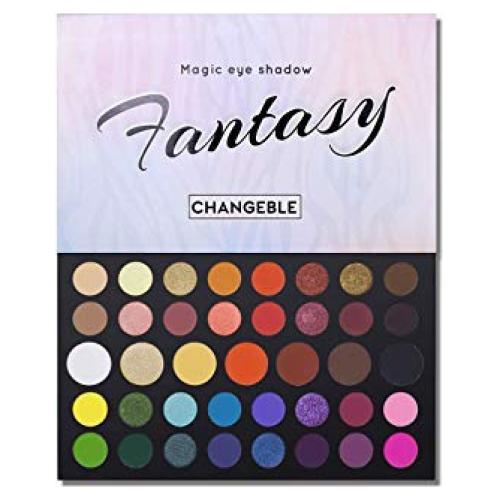 Paleta de Maquillaje 40 Colores CHARMCODE Fantasy Mate y Brillante