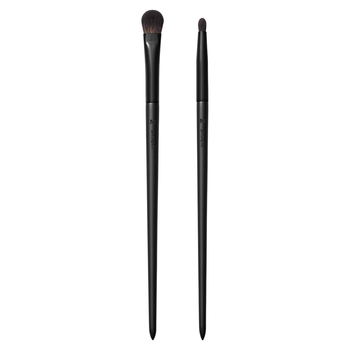 Dúo de Brochas Veganas para Sombras Morphe V202 y V203 - Cerdas Sintéticas