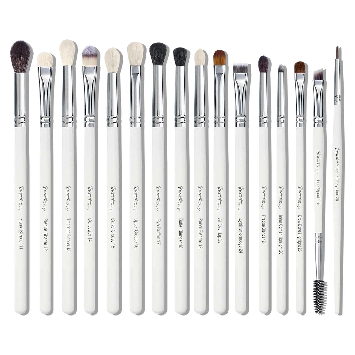 Conjunto de Pinceles de Maquillaje Profesional Bueart Design 16 Piezas