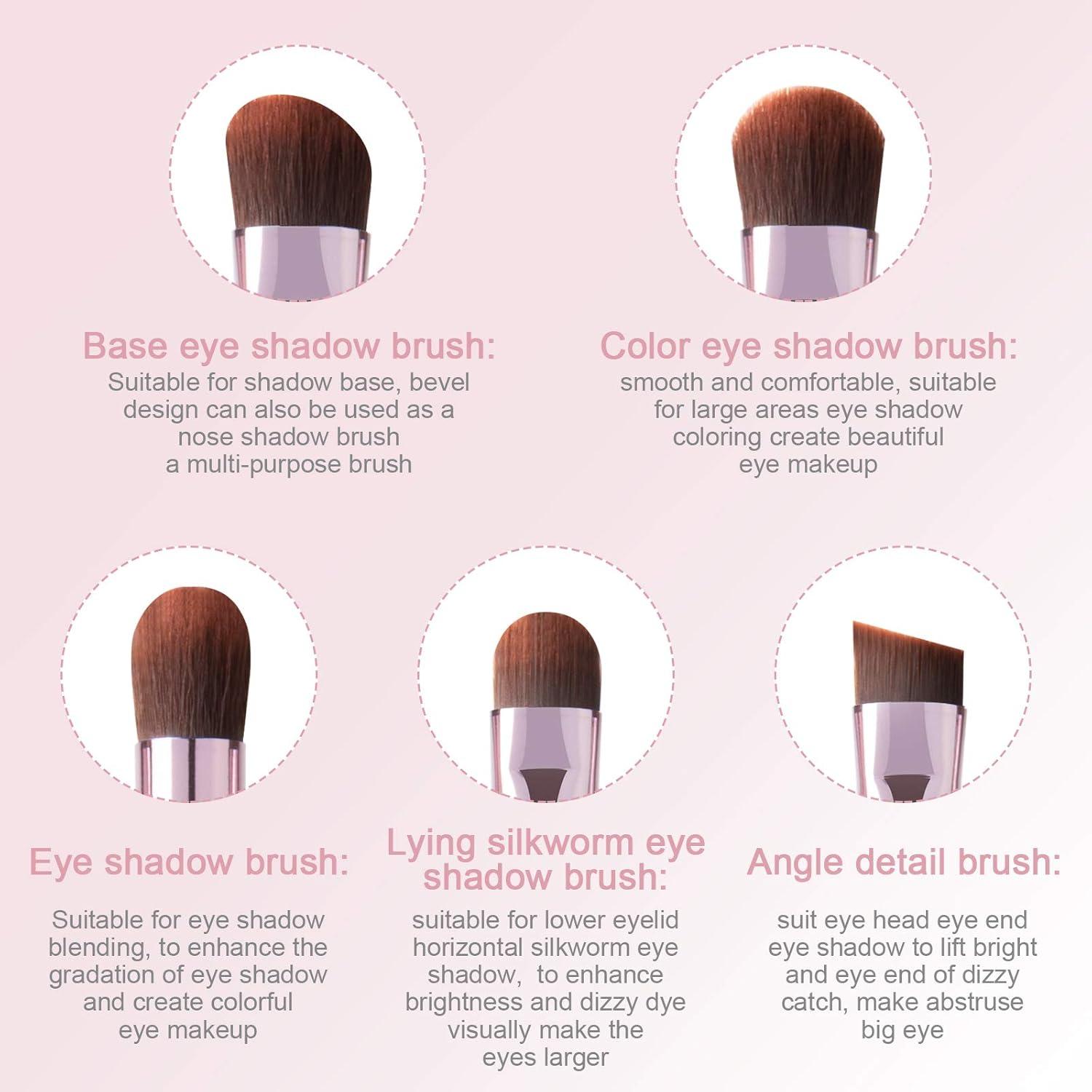 Conjunto de 5 Pinceles para Sombras de Ojos YUESHENNAN