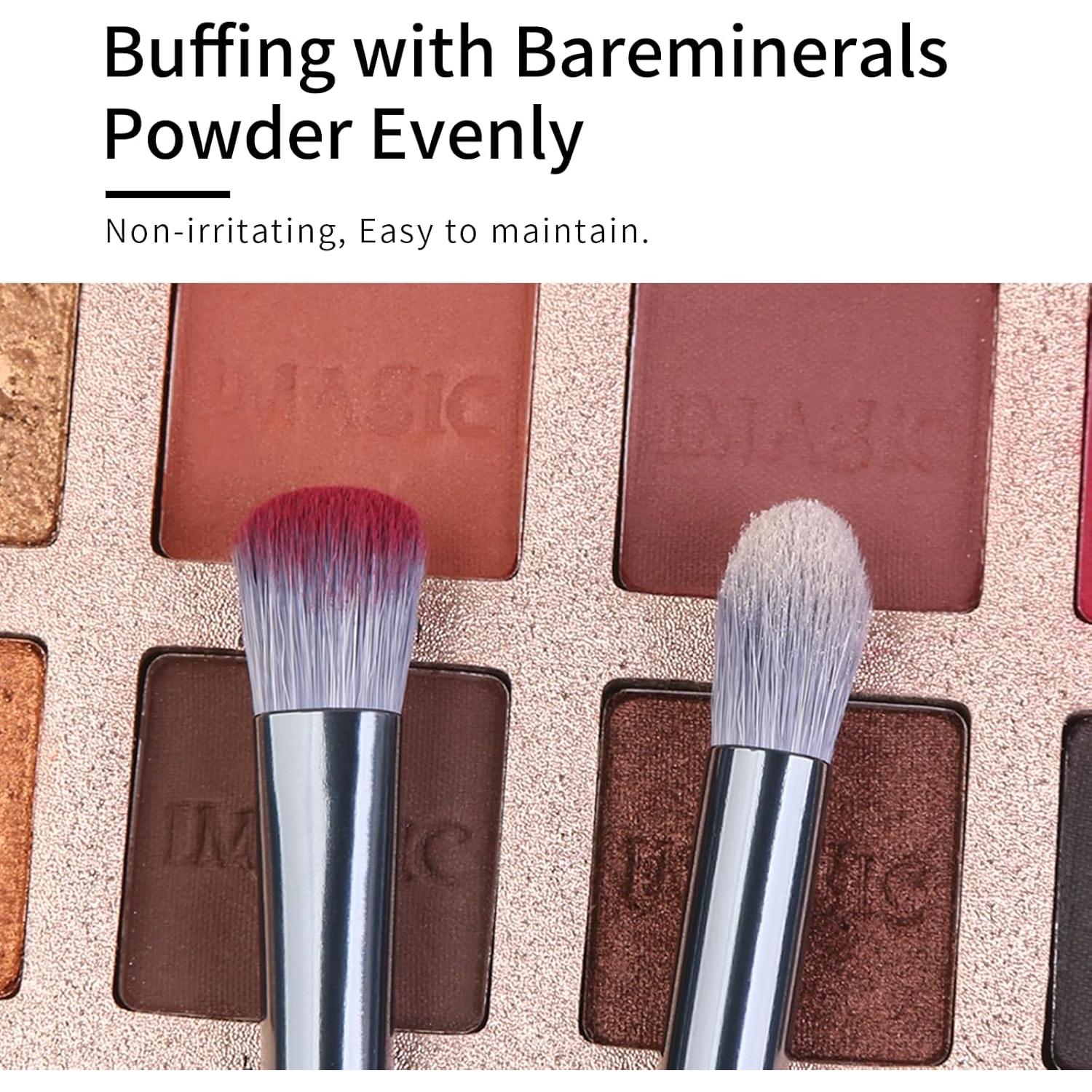 Juego de Brochas de Maquillaje para Ojos ENZO KEN Azul Diamante