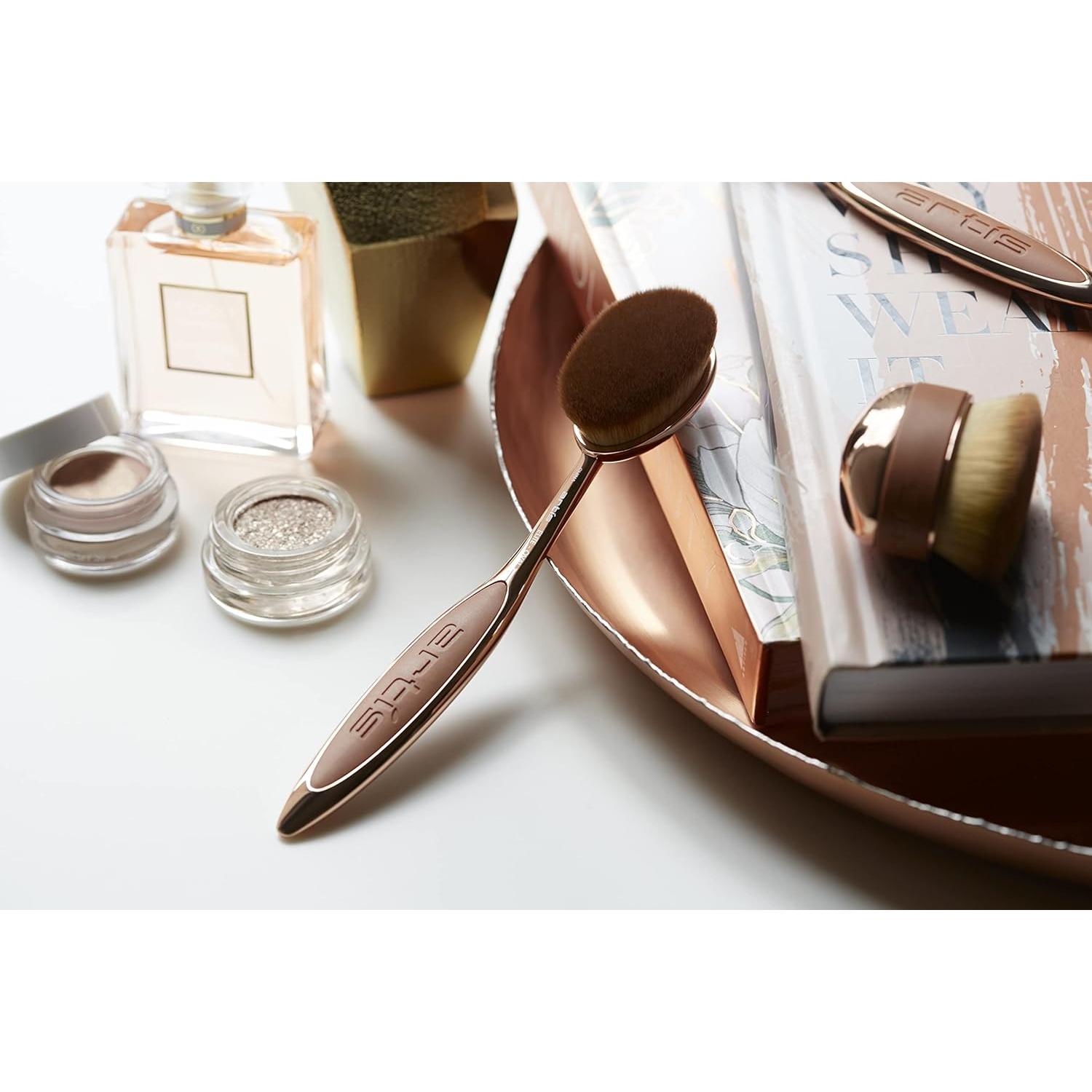 Brocha de Maquillaje Artis Elite Palm Mini Oro Rosa 1 Pc