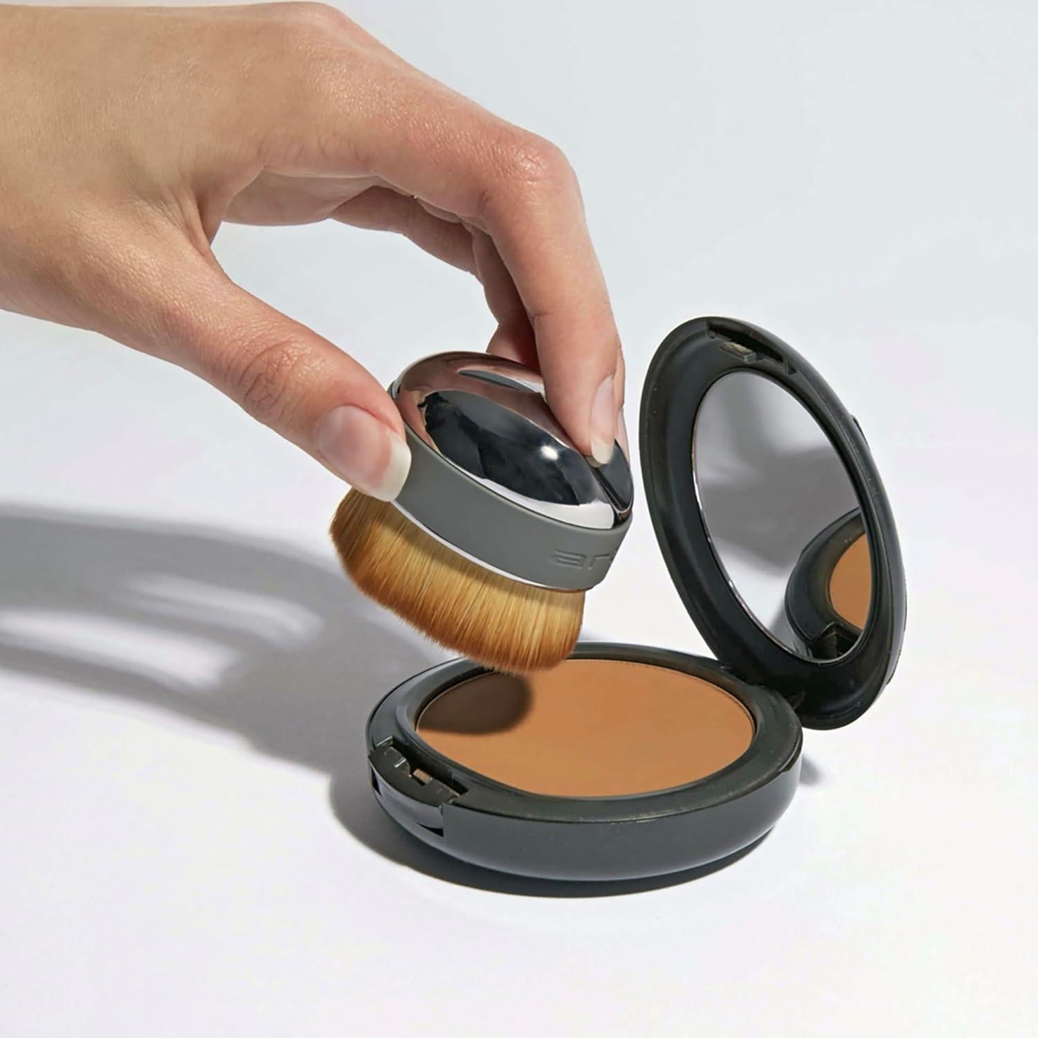 Conjunto de Brochas de Maquillaje Artis Elite 3 Piezas Oro Rosa