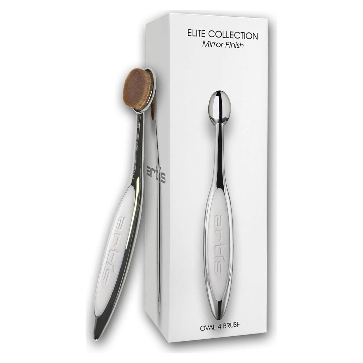 Brocha Ovalada de Maquillaje Artis Elite 10 cm Acabado Espejo