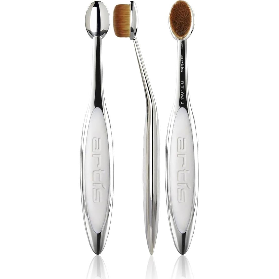 Brocha Ovalada de Maquillaje Artis Elite 10 cm Acabado Espejo