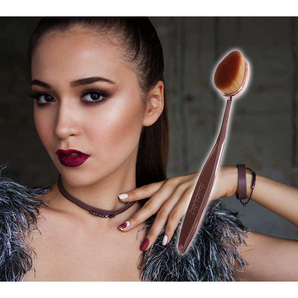 Brocha de Contorno FaceWand Oro Rosa FB1011 para Maquillaje