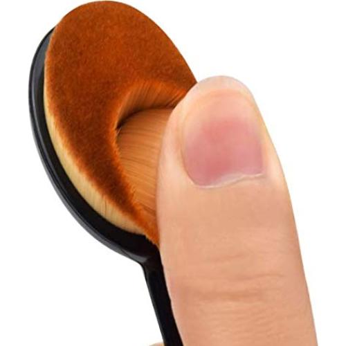 Brochas de Maquillaje Ovaladas DNHCLL - 2 Piezas Profesionales