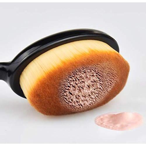 Brochas de Maquillaje Ovaladas DNHCLL - 2 Piezas Profesionales