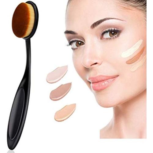 Brochas de Maquillaje Ovaladas DNHCLL - 2 Piezas Profesionales