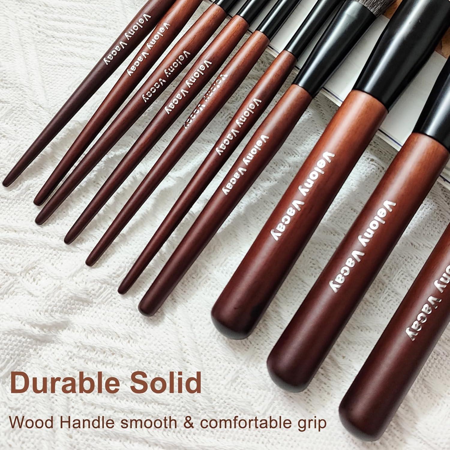 Juego de 10 Brochas de Maquillaje Profesional Velony Vacay