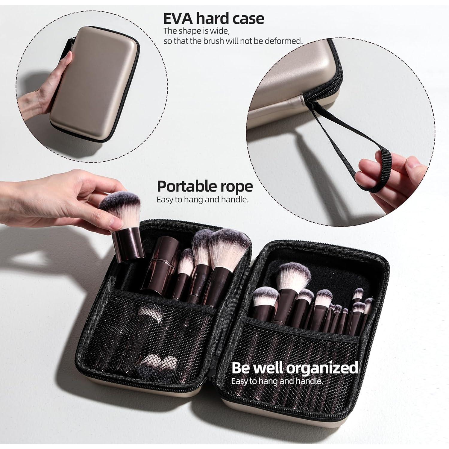 Conjunto de Brochas de Maquillaje BS-MALL 22 Piezas Portátil