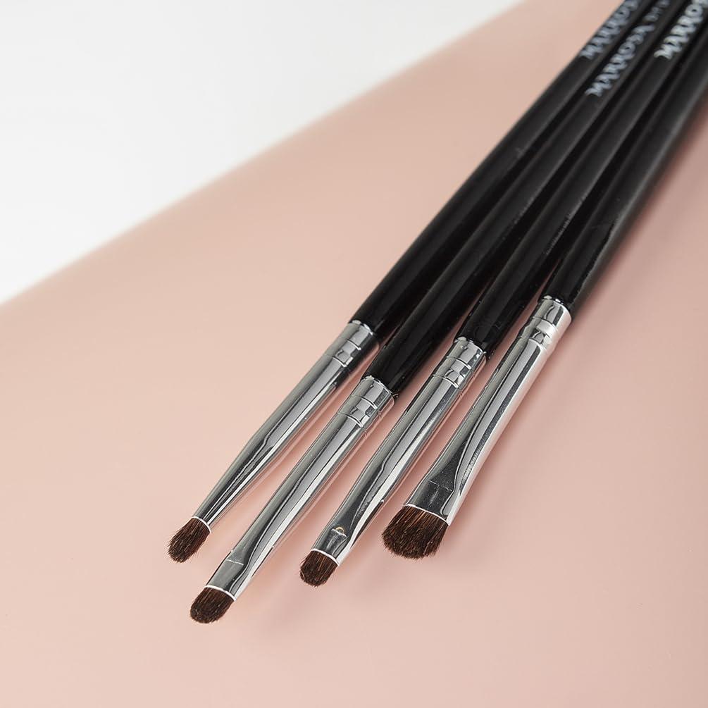 Juego de Pinceles de Maquillaje para Ojos MARROSA - Pelo Natural