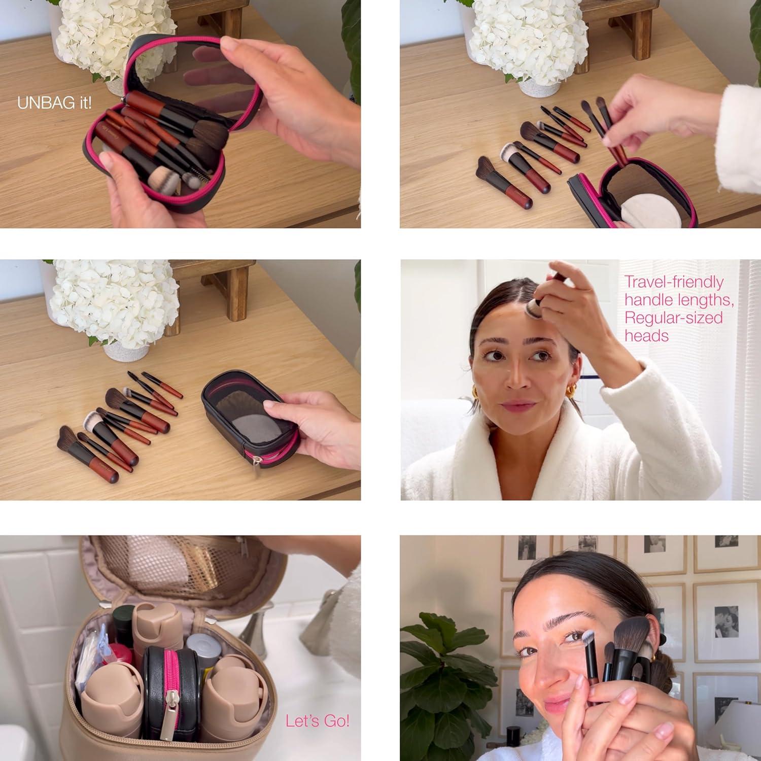 Juego de Brochas de Maquillaje Mini Cosme Life - 9 Piezas