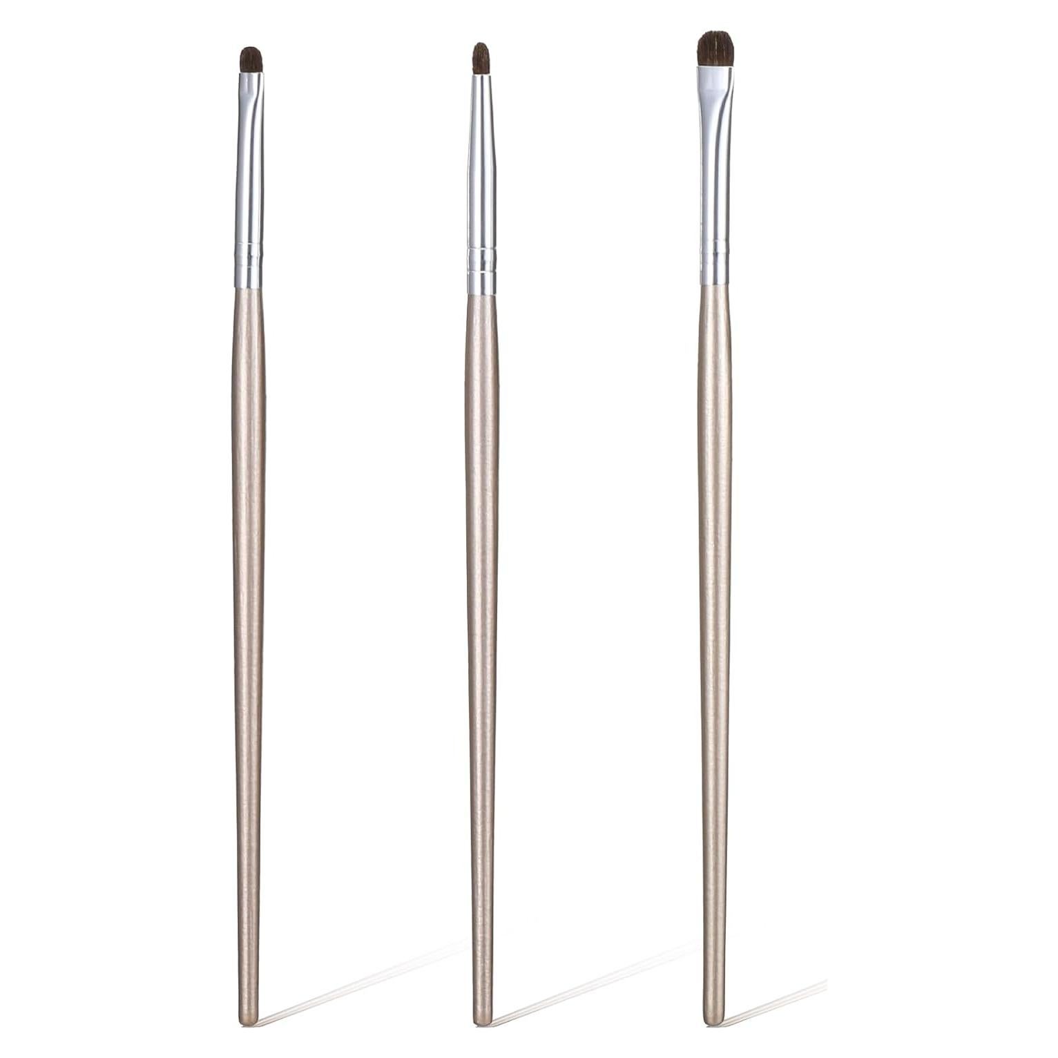 Set de 3 Brochas Planas para Delineador Bremorou Oro Claro