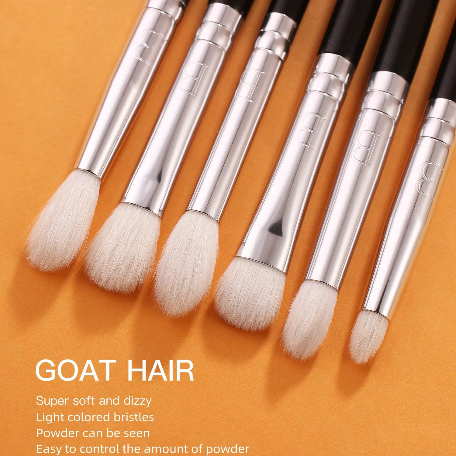 Conjunto de Brochas para Ojos BEILI 8 Piezas Pelo Natural