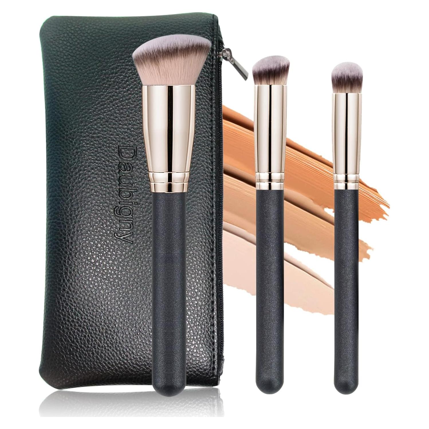 Set de Brochas de Maquillaje Daubigny Pro Master - 3 Piezas