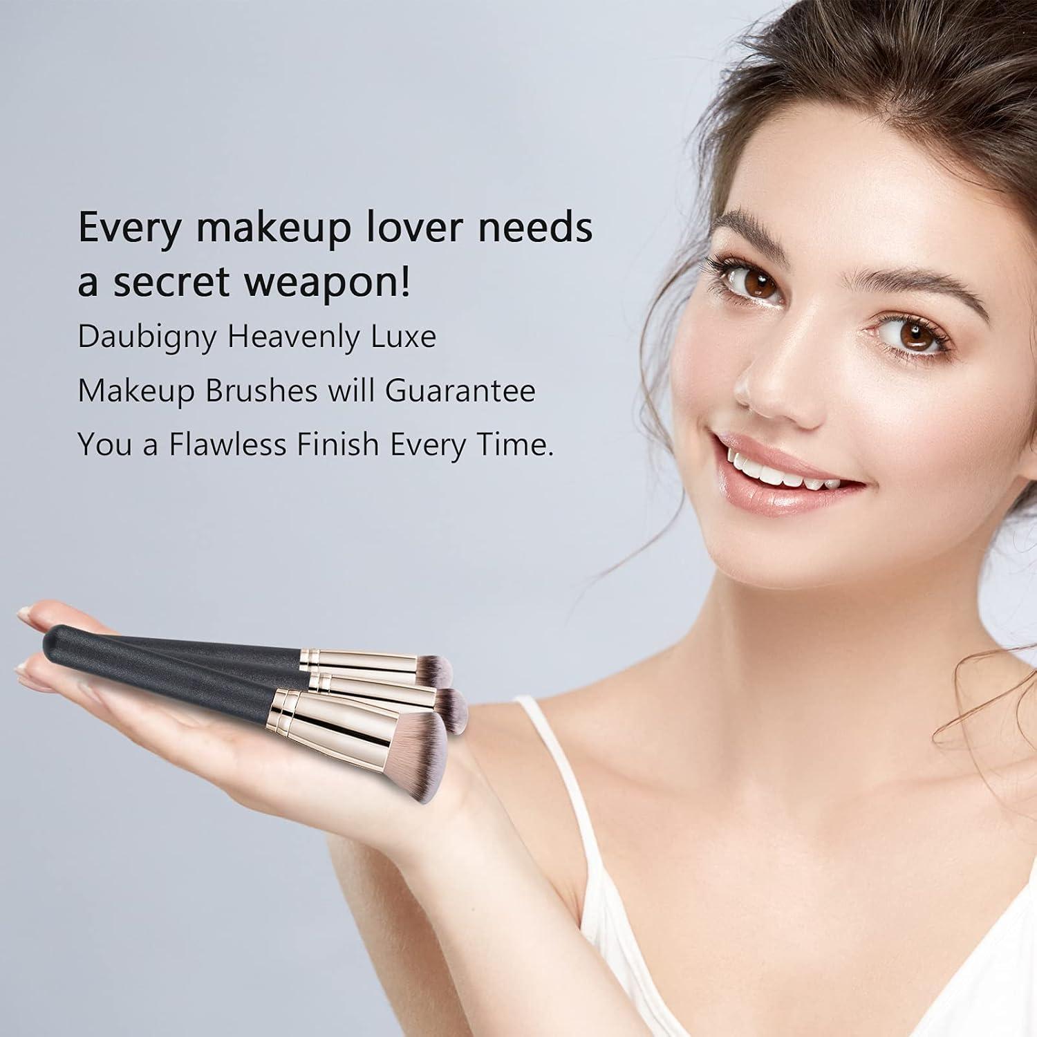 Set de Brochas de Maquillaje Daubigny Pro Master - 3 Piezas