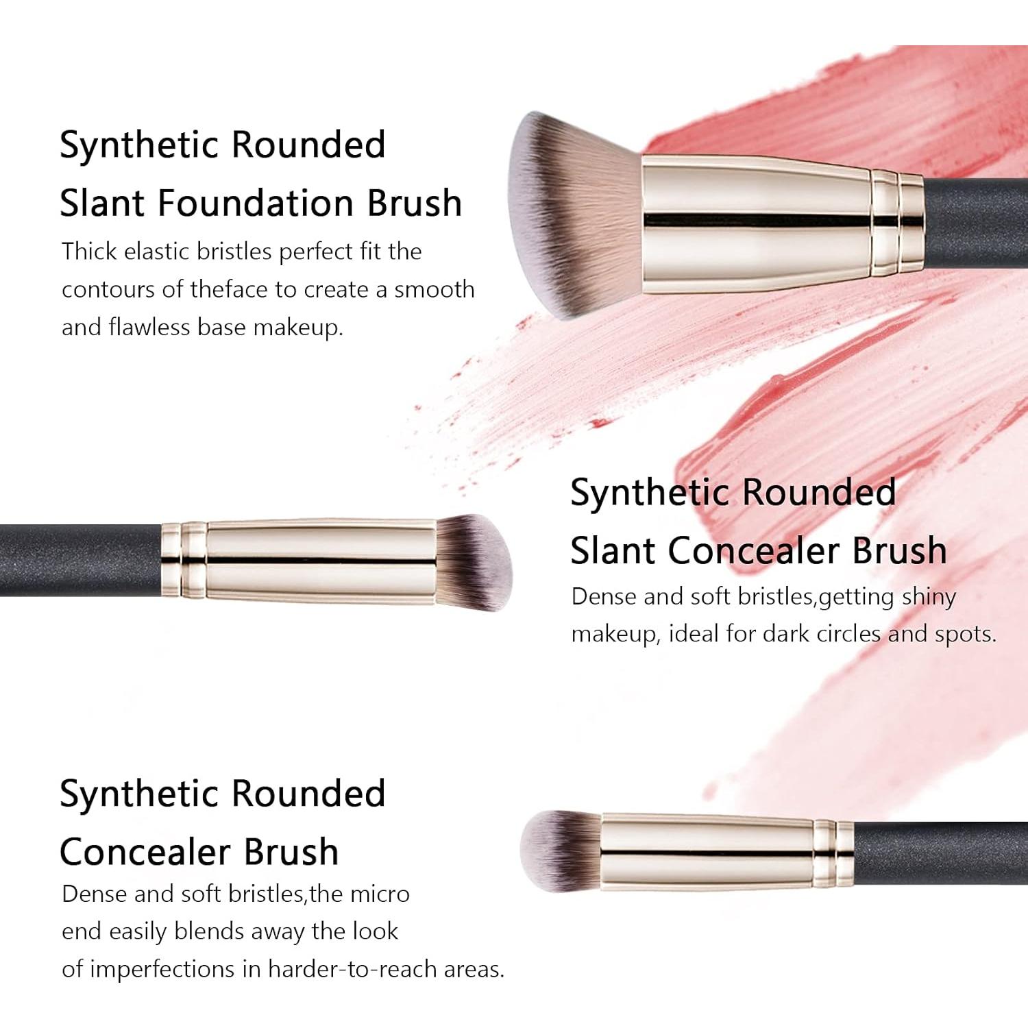 Set de Brochas de Maquillaje Daubigny Pro Master - 3 Piezas