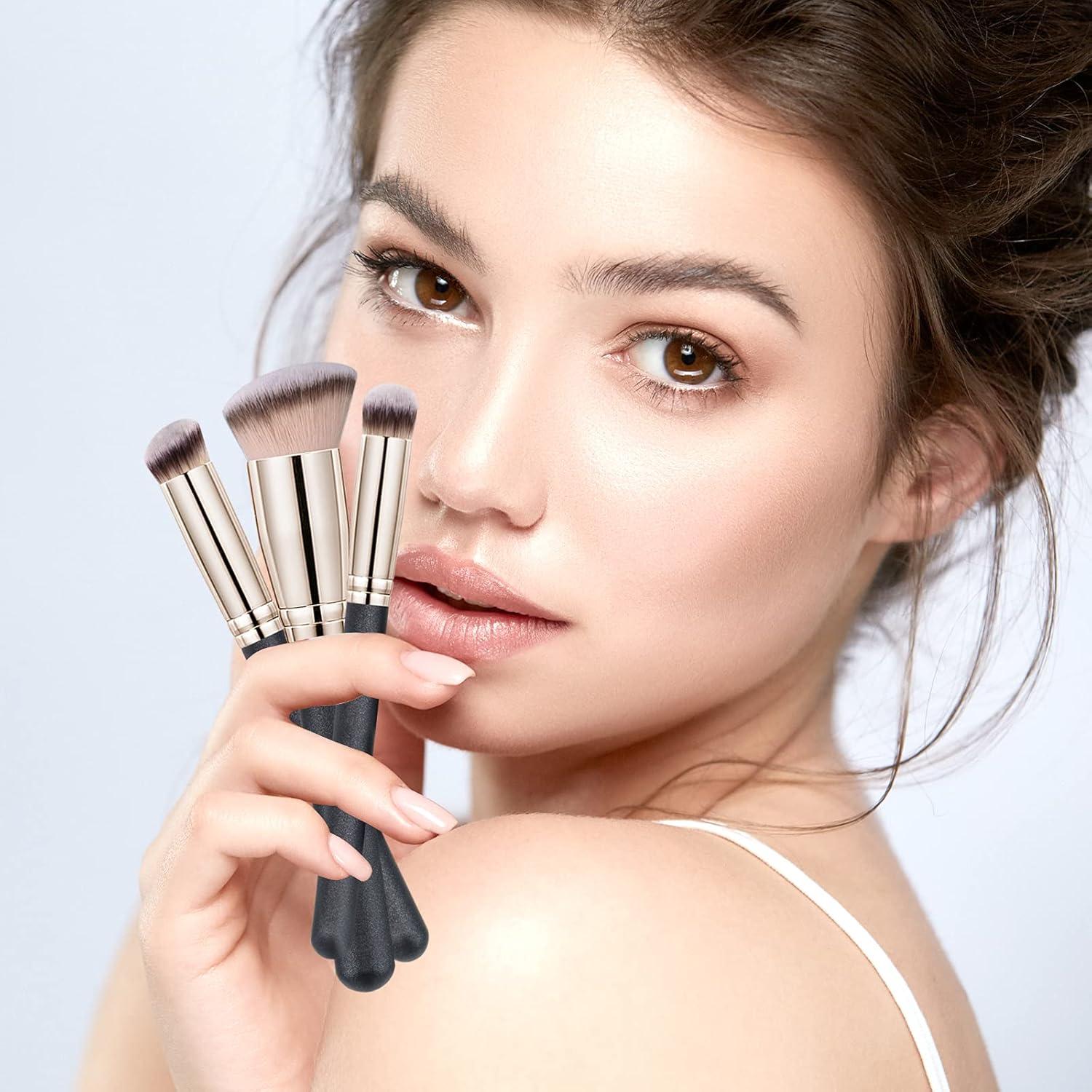 Set de Brochas de Maquillaje Daubigny Pro Master - 3 Piezas