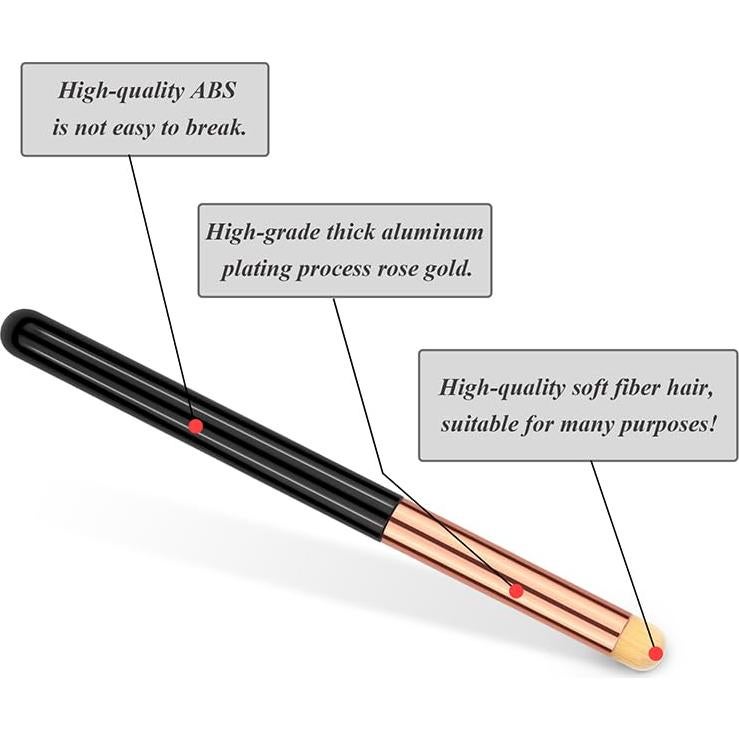 Juego de Pinceles de Maquillaje UorPoto 6 Piezas Multiusos