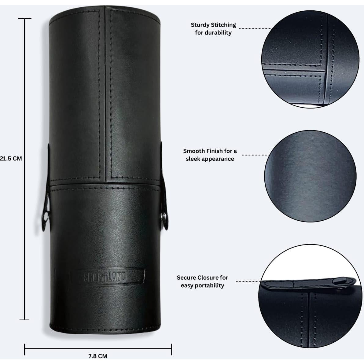 Juego de Pinceles de Maquillaje Vegano SHOPiiLAND 18 Piezas