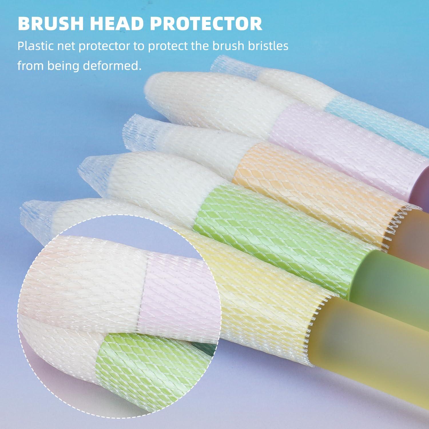 Juego de 5 brochas de maquillaje Vivid Beauty - Cerdas veganas