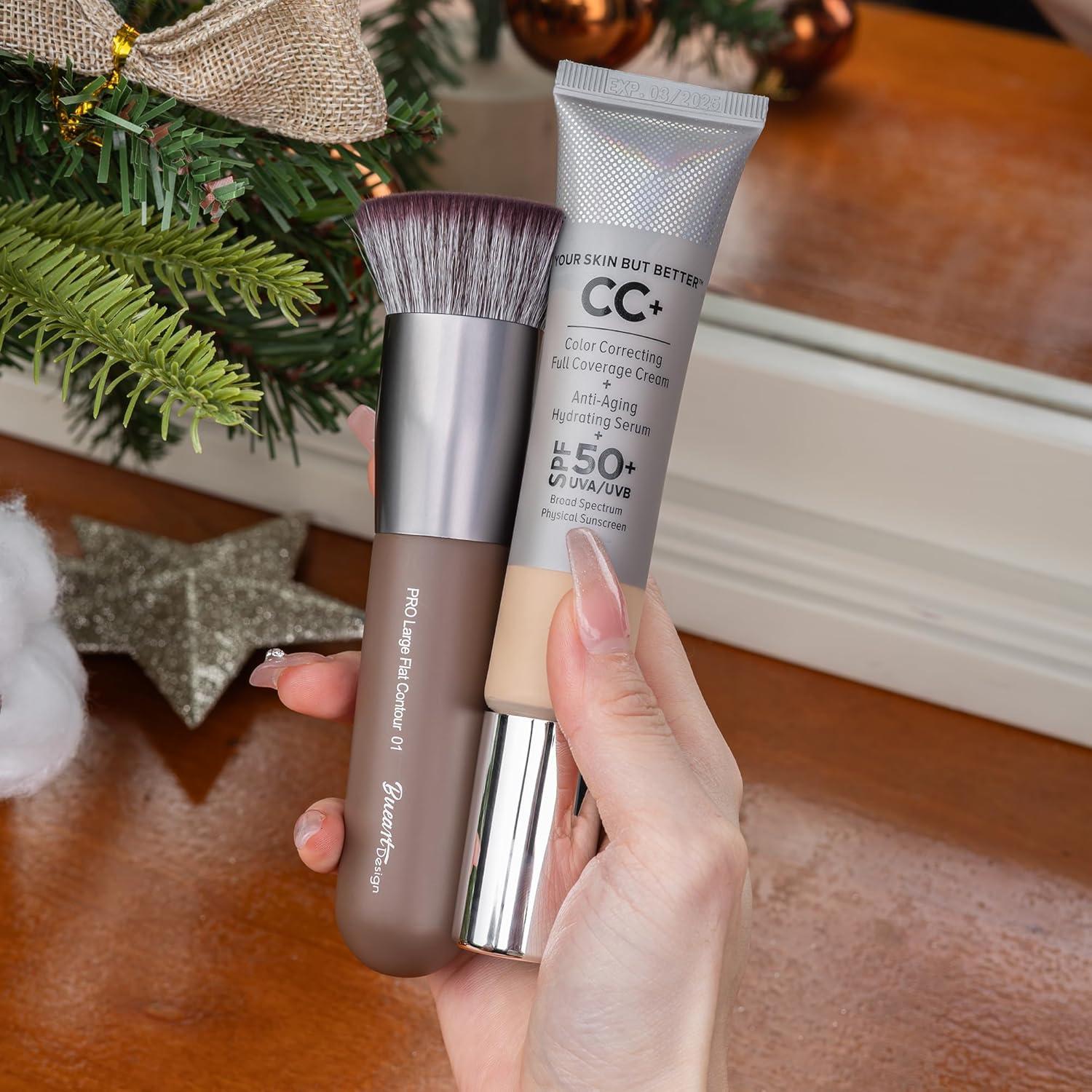 Conjunto de Brochas de Maquillaje Bueart 26 Piezas Chocolate