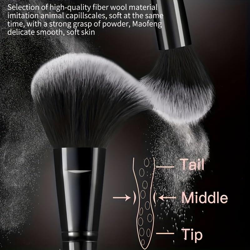 Juego de 36 Brochas de Maquillaje Negras HGHDBT Profesional