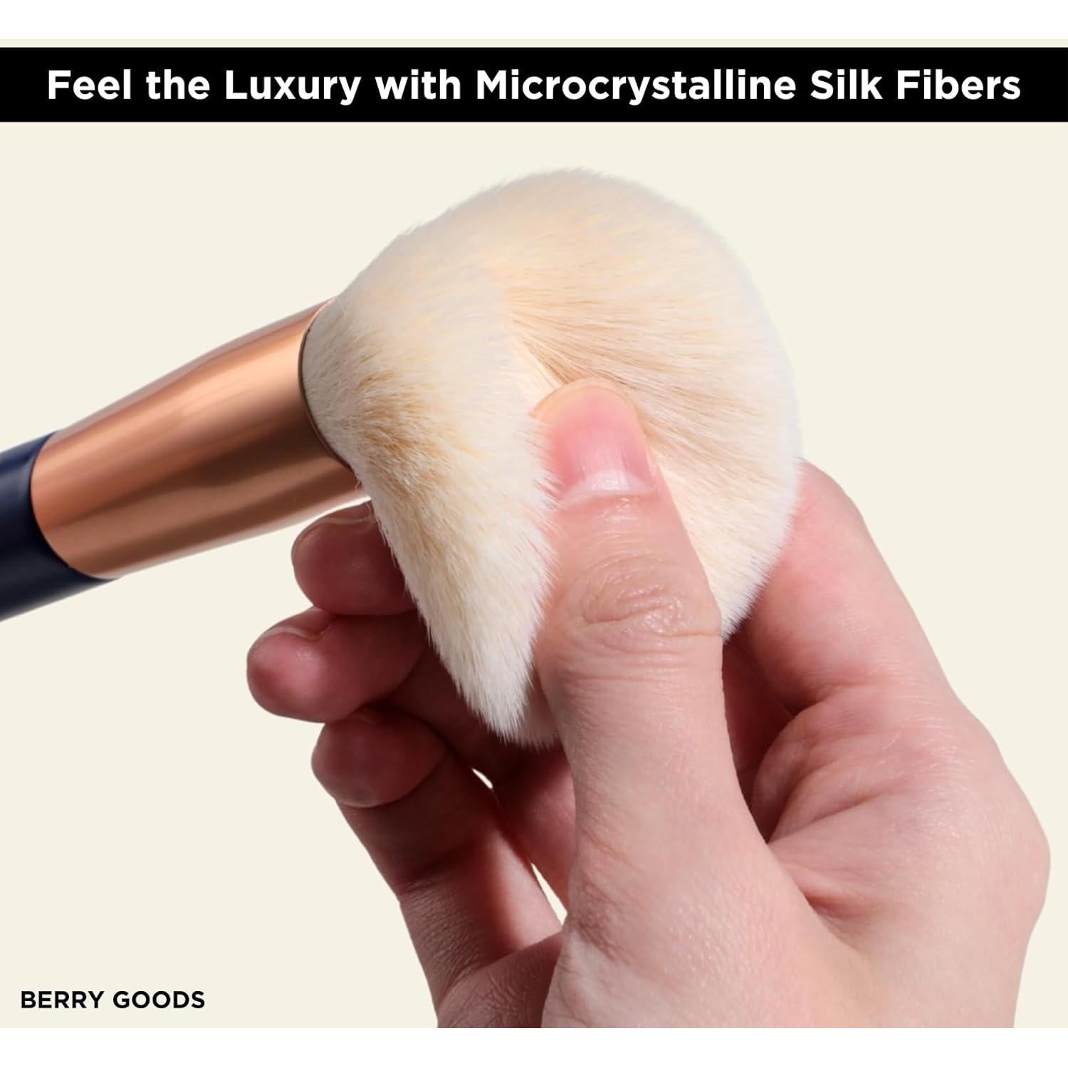 Juego de Brochas de Maquillaje BERRY Blue - 12 Piezas Veganas