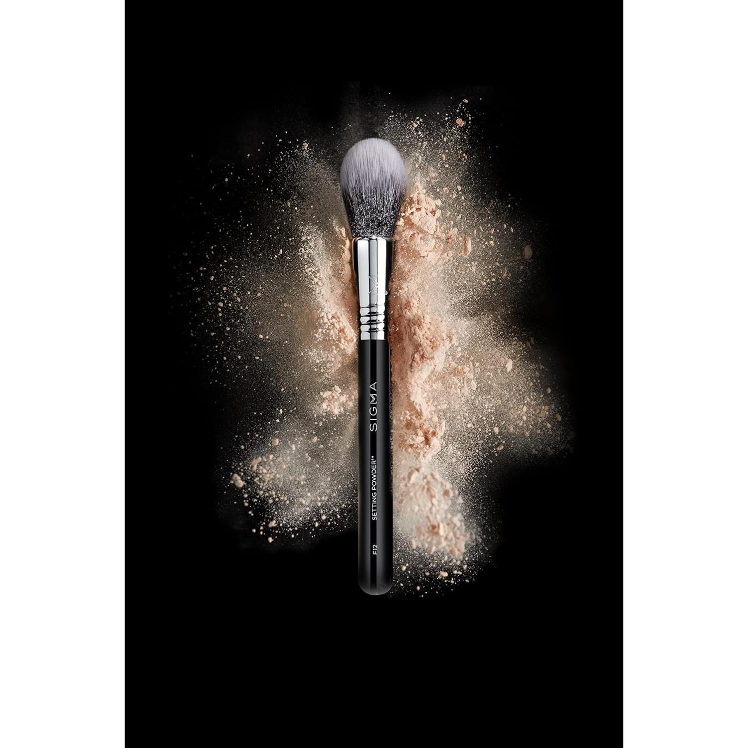 Brocha para Polvo Fijador Sigma Beauty F12 - Fibra Suave
