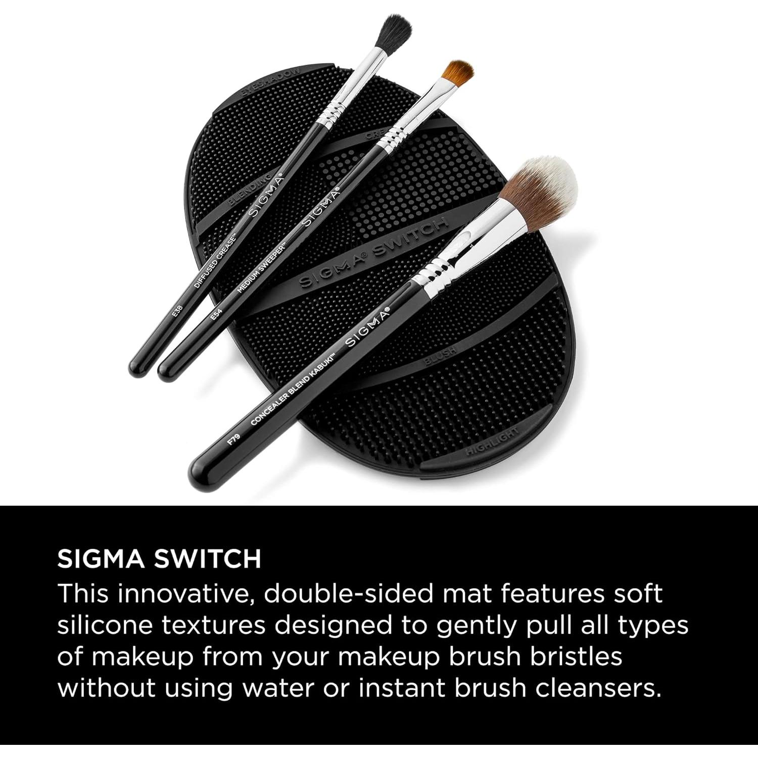 Paquete de Limpieza de Brochas Sigma Beauty - Switch y Palmat