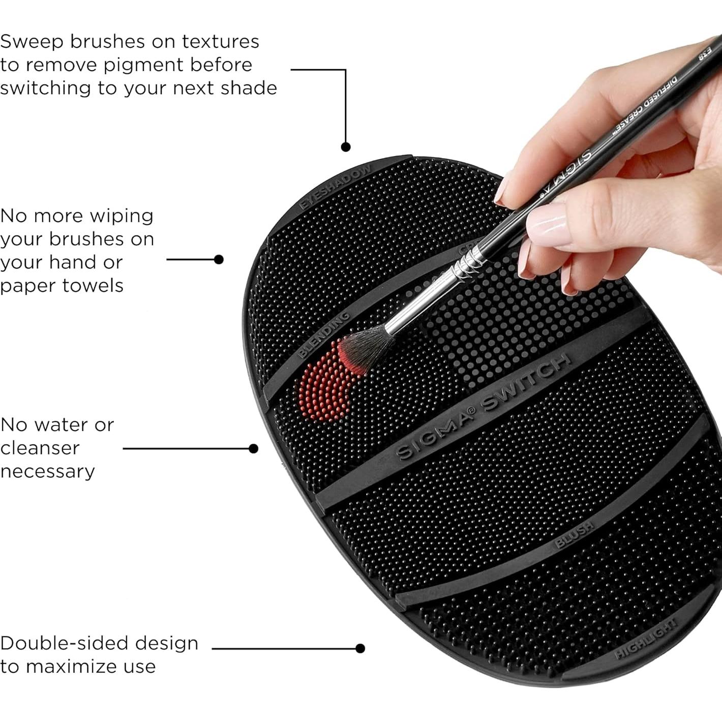 Paquete de Limpieza de Brochas Sigma Beauty - Switch y Palmat