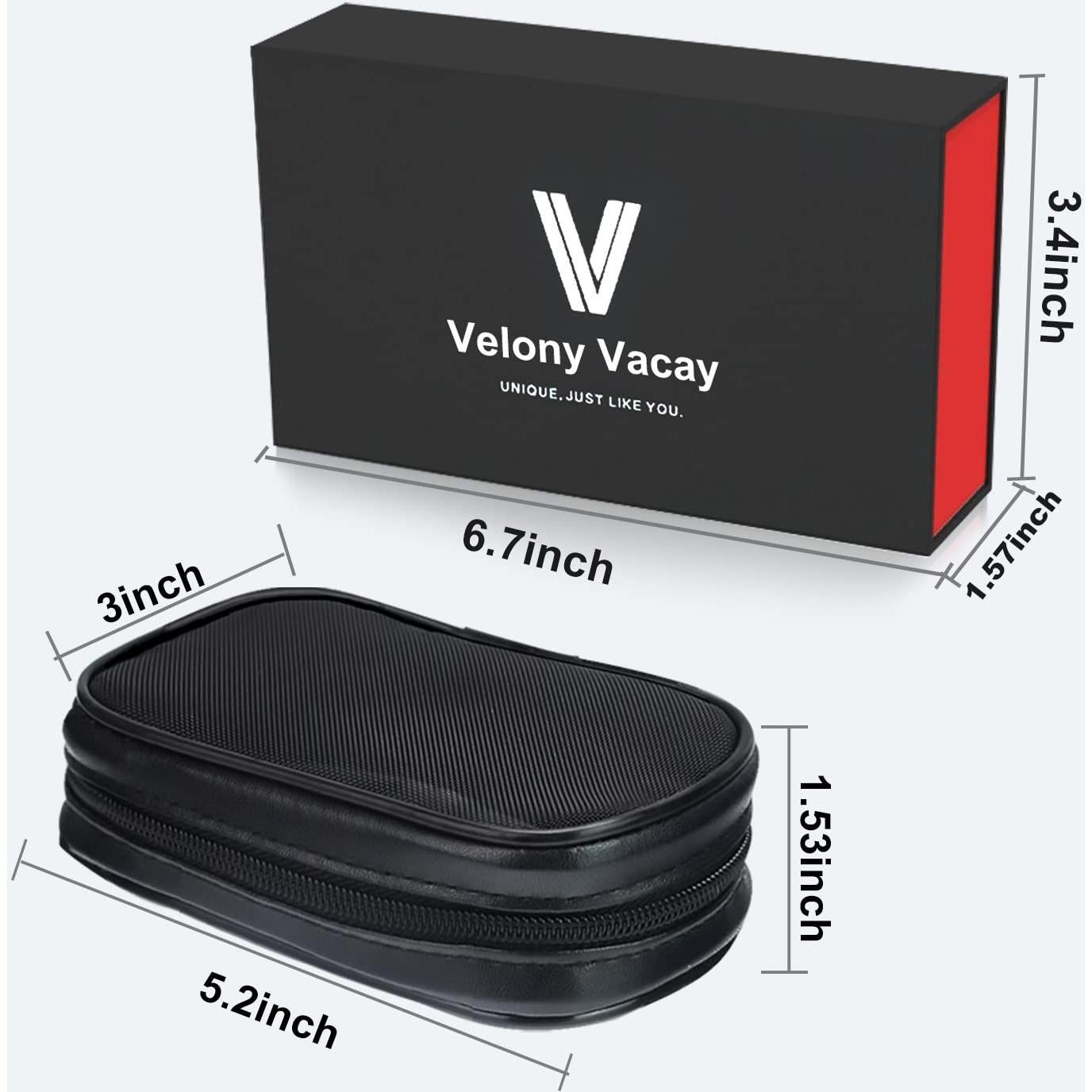 Juego de Brochas de Maquillaje Veganas Velony Vacay 14 Piezas