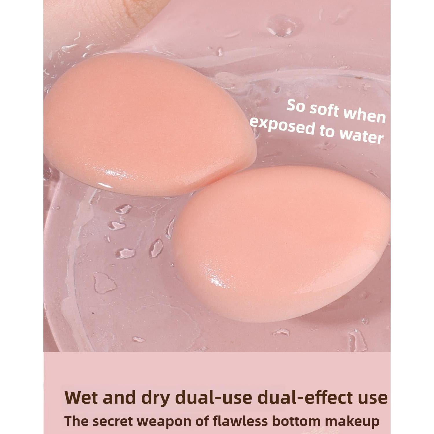 Juego de 30 Esponjas de Maquillaje Mini QSdywlyd - Sin Látex, Doble Uso