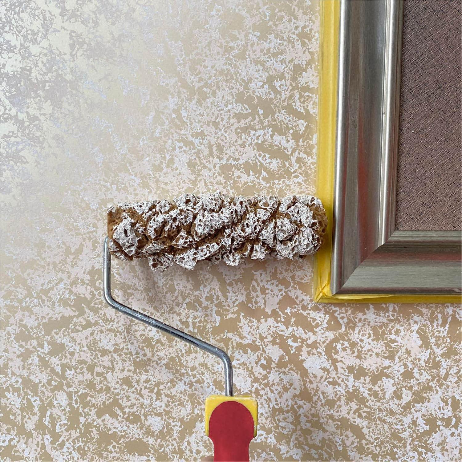 Rodillo de pintura de esponja Hanroy 17.78 cm para texturas